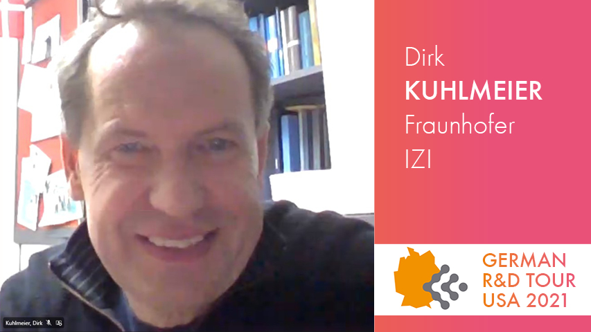 Picture of Dirk KUHLMEIER/Fraunhofer IZI, marked equally 