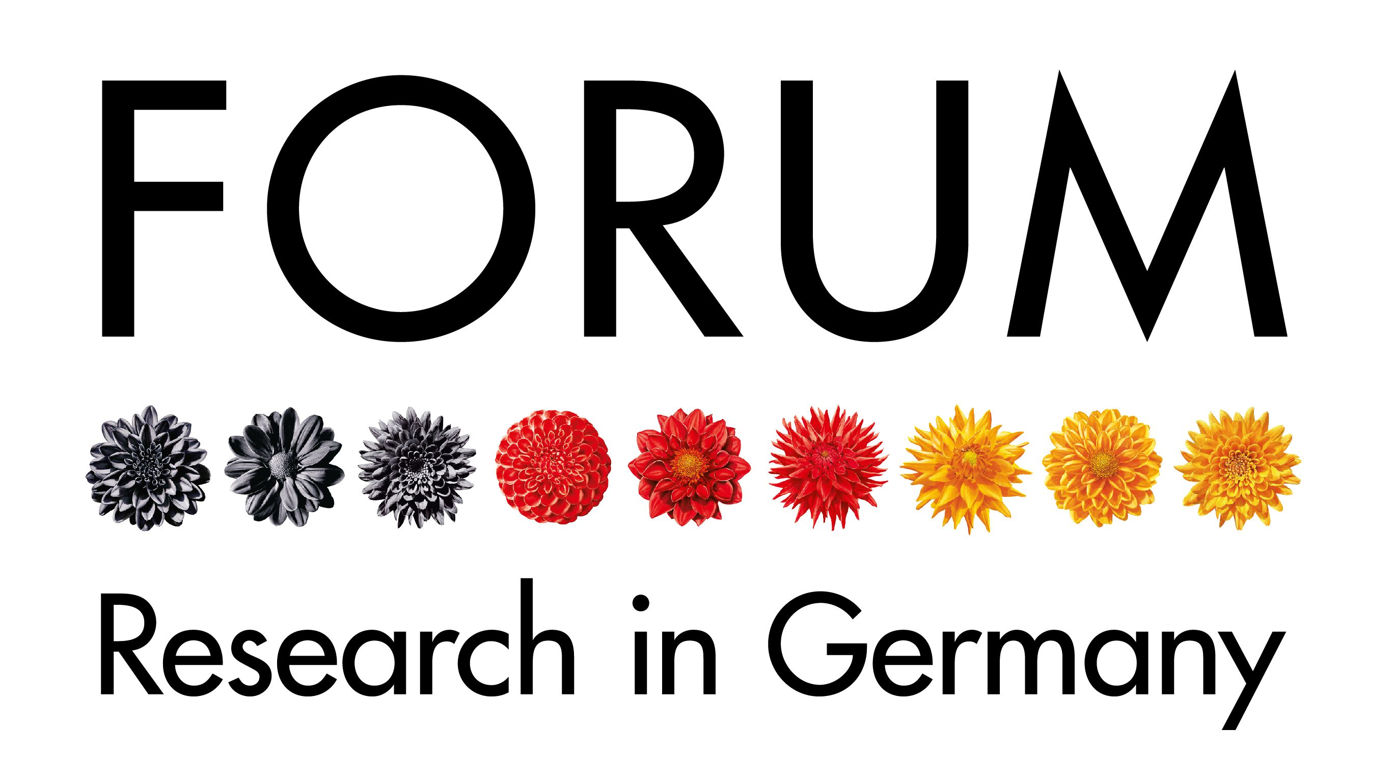 Das Logo des "Forum Research in Germany"