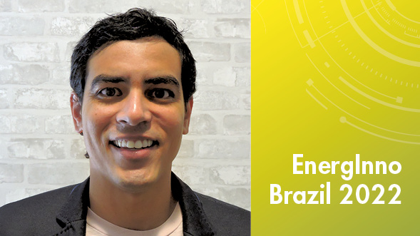 Portrait of Dr. Fábio Augusto de Souza Ferreira, one of the winners of the Call for Innovators of EnergInno Brazil 2022.