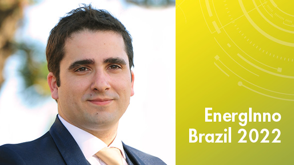 Portrait of Dr. Felipe Augusto Moro Loureiro, one of the winners of the Call for Innovators of EnergInno Brazil 2022.