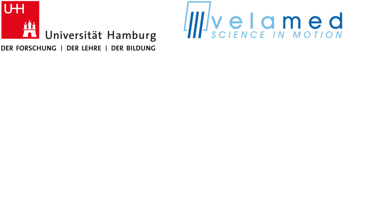Logo Universität Hamburg and Logo velamed