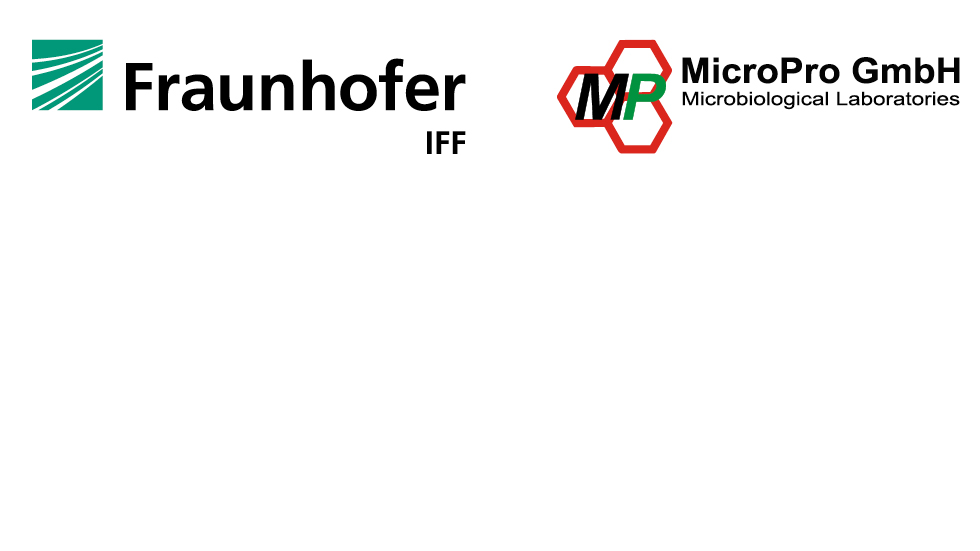 These logos of Fraunhofer IFF and MicroPro GmbH belong to the tandem HyPerFerment, one of the winners of EnergInno Brazil.