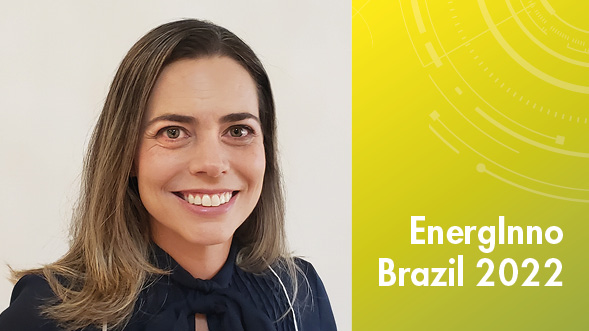 Portrait of Prof. Renata Giona, one of the winners of the Call for Innovators of EnergInno Brazil 2022.
