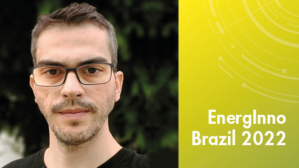 Portrait of Prof. Thales Alexandre Carvalho Maia, one of the winners of the Call for Innovators of EnergInno Brazil 2022.