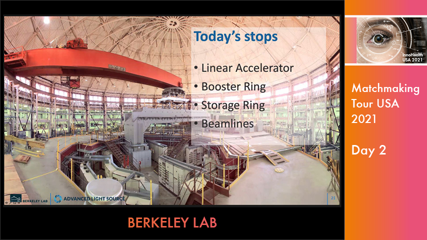 The participants of the virtual Matchmaking Tour were given insights into   Lawrence Berkeley National Laboratory. 