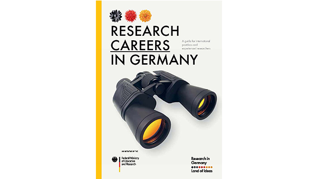 Cover of the brochure "Research careers in Germany".