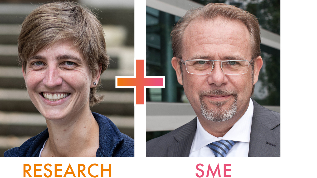 Picture of InnoHealth USA Tandem: Franziska Ehlicke (research) + Dr. Jörg Hauffe (sme)